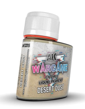 Black Forest® Hobby Supply Co AK Interactive 1215 Wargame: Desert Dust Liquid Pigment Enamel 35ml Bottle — Paints, Tools,