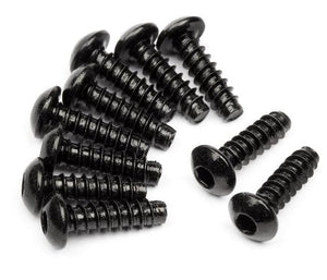 HPI Racing 94354 TP Button Head Screw M3x10mm Hex Socket (10) Cup Racer