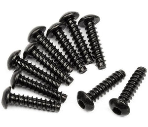 HPI Racing 94355 TP Button Head Screw M3x12mm Hex Socket (10) Cup Racer