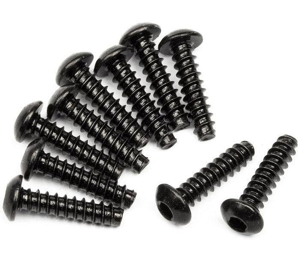 HPI Racing 94355 TP Button Head Screw M3x12mm Hex Socket (10) Cup Racer