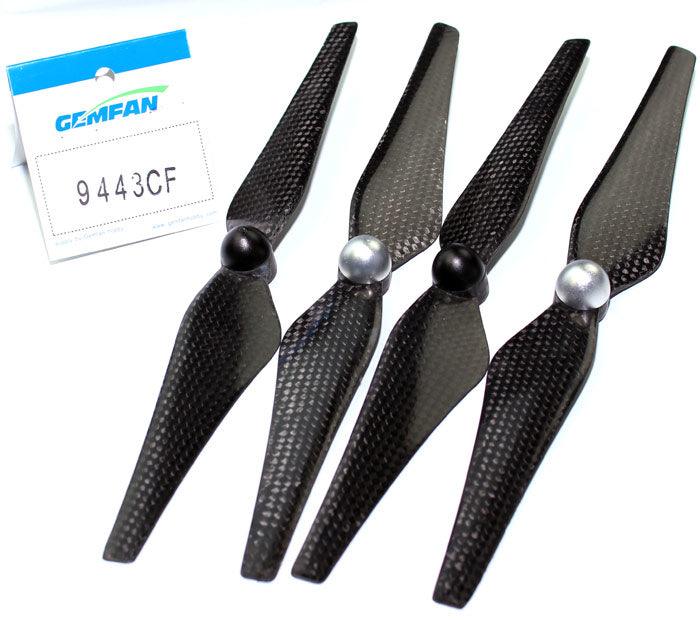 Gemfan DJI Phantom 2 Vision+ Vision plus 9443 Carbon Fiber CW CCW 9x4 Props 4pcs