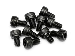 HPI Racing 94502 Cap Head Screw M4x6mm (10pieces) 3.0mm Hex Socket Baja