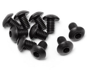 HPI Racing 94552 Button Head Screw M4x6mm Hex Socket (10pcs)
