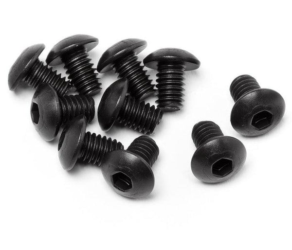HPI Racing 94552 Button Head Screw M4x6mm Hex Socket (10pcs)