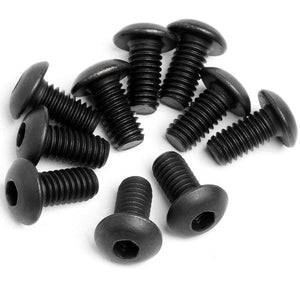 HPI Racing 94553 Button Head Screw M4x8mm (10pcs)