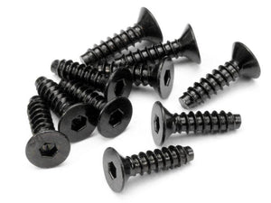 HPI Racing 94631 TP Flat Head Screw M4x15mm (2.5mm Hex Socket/10pcs) Baja