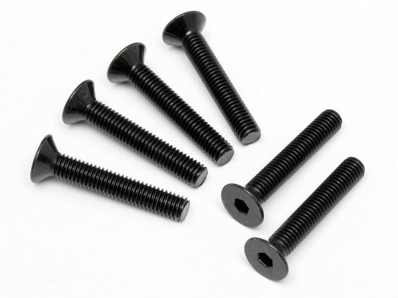 HPI Racing 94735 Flat Head Screw M5x30mm 3.0mm Hex Socket (6 pieces) Baja