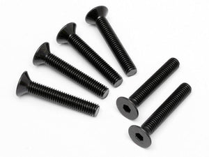 HPI Racing 94735 Flat Head Screw M5x30mm 3.0mm Hex Socket (6 pieces) Baja