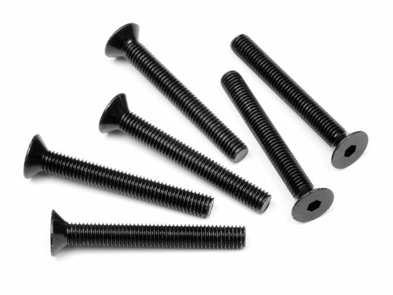 HPI Racing 94737 Flat Head Screw M5x40mm 3.0mm Hex Socket (6 pieces) Baja