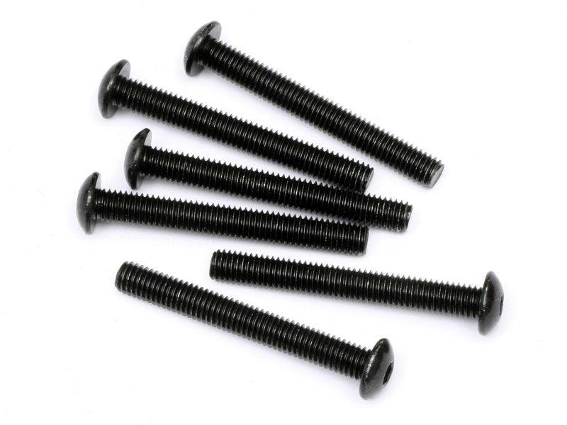 HPI Racing 94762 Button Head Screw M5x40mm 3.0mm Hex Socket (6 pieces) Baja