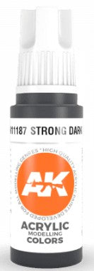 Black Forest® Hobby Supply Co AK Interactive 11187 Strong Dark Blue 3G Acrylic Paint 17ml Bottle — Glues, Paints, Tools > AK