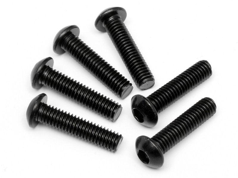 HPI Racing 94909 Button Head Screw M6x25mm 4.0mm Hex Socket (6 pieces) Baja