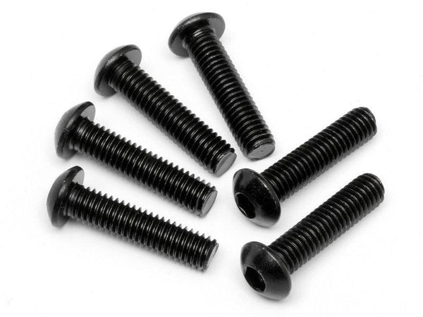 HPI Racing 94909 Button Head Screw M6x25mm 4.0mm Hex Socket (6 pieces) Baja