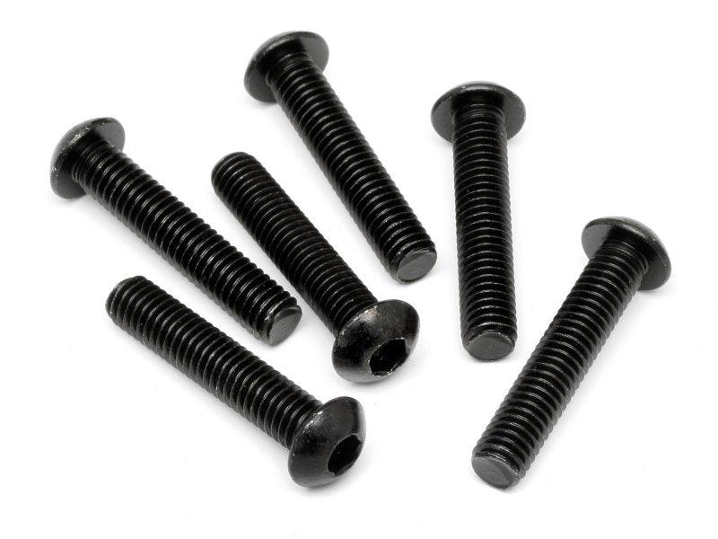 HPI Racing 94910 Button Head Screw M6x30mm 4.0mm Hex Socket (6 pieces) Baja