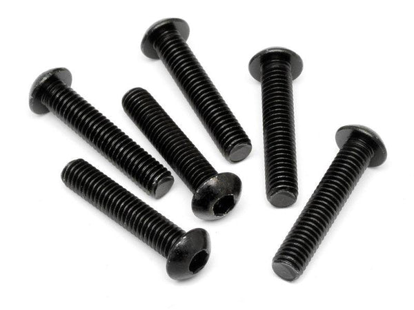 HPI Racing 94910 Button Head Screw M6x30mm 4.0mm Hex Socket (6 pieces) Baja