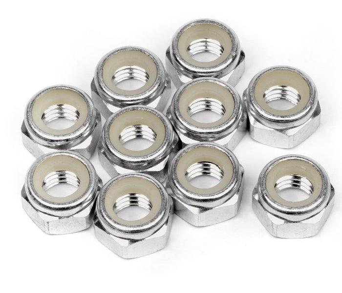 HPI Racing 95862 Aluminum 5mm Locknut M5 Silver (10pcs) Baja 5B / SS / 5T / 5SC