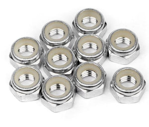 HPI Racing 95862 Aluminum 5mm Locknut M5 Silver (10pcs) Baja 5B / SS / 5T / 5SC