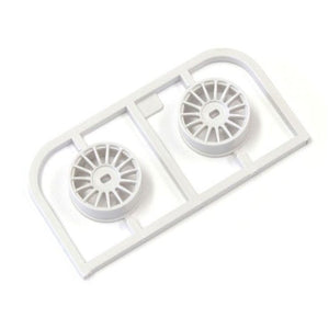 Kyosho MDH100WW0 Multi Wheel W/Offset 0 (White/AWD/2pcs.)