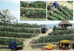 Black Forest® Hobby Supply Co Busch 1200 HO Scale Grape Vines -- Kit - pkg(80) — HO Scale Scenery > Busch
