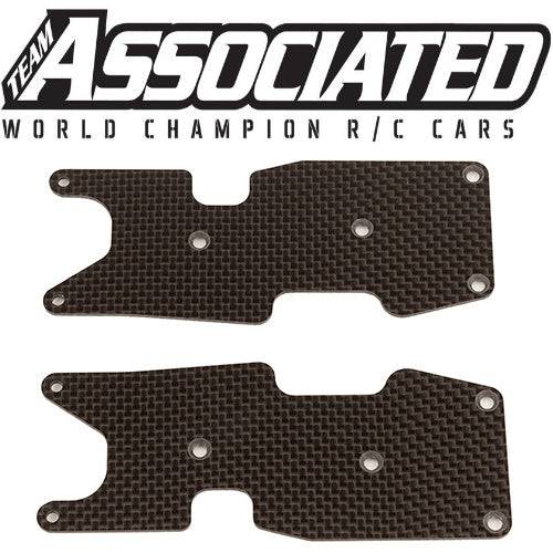 Associated 81474 RC8T3.2 FT Rear Suspension Arm Inserts 1.2mm carbon fiber