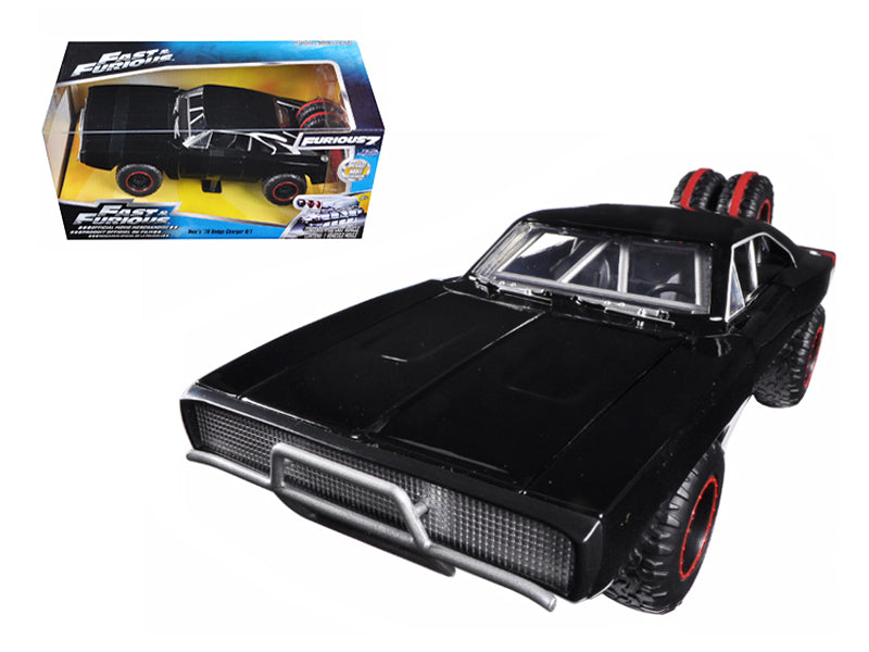 Dom's 1970 Dodge Charger R/T Off Road Version "Fast & Furious 7" Movie 1/24 Diecast Model Car by Jada — physical
