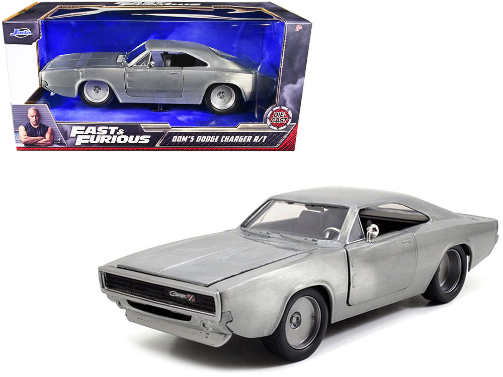 Dom's 1970 Dodge Charger R/T Bare Metal "Fast & Furious 7" (2015) Movie 1/24 Diecast Model Car by Jada — physical