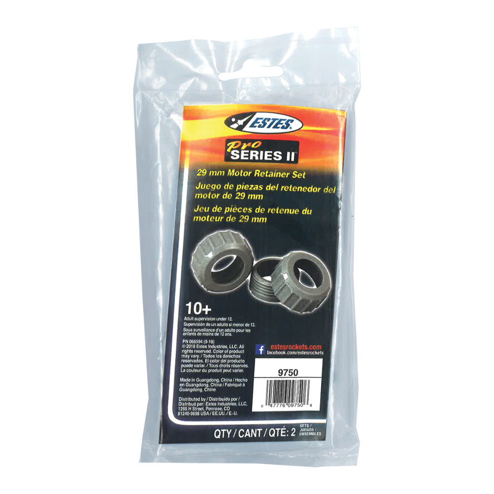 Estes - 29mm Motor Retainer Set, for Model Rockets, Pro Series II