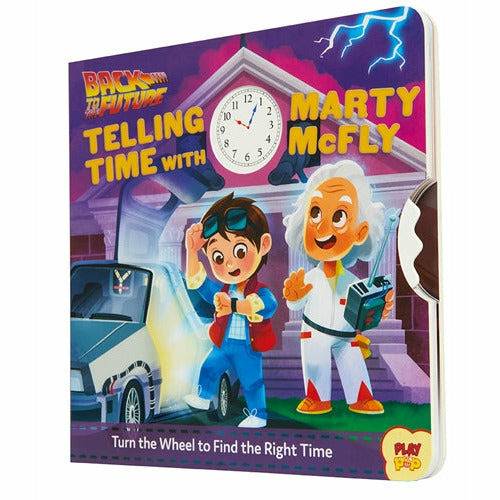 Back to the Future™ 'Back to the Future: Telling Time With Marty McFly' children's board book [2020] — Hardcover Book