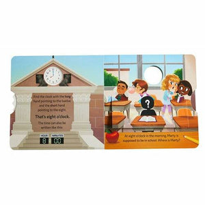 Back to the Future™ 'Back to the Future: Telling Time With Marty McFly' children's board book [2020] — Hardcover Book