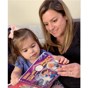 Back to the Future™ 'Back to the Future: Telling Time With Marty McFly' children's board book [2020] — Hardcover Book