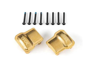 Traxxas TRA9787 Axle Cover Brass 8 Grams Each (2)/ 1.6x12mm CS with Threadlock