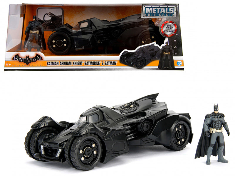 Arkham Knight Batmobile with Batman Diecast Figure 1/24 Diecast Model Car by Jada — physical