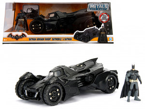 Arkham Knight Batmobile with Batman Diecast Figure 1/24 Diecast Model Car by Jada — physical