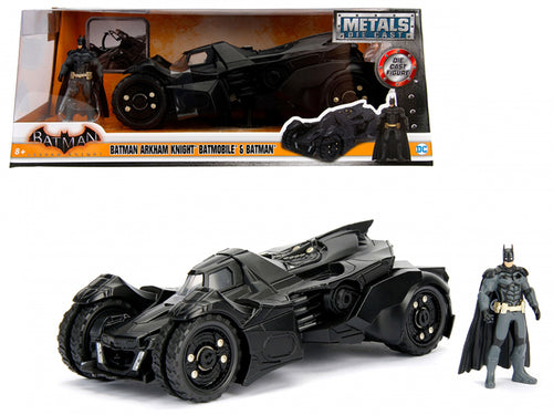 Arkham Knight Batmobile with Batman Diecast Figure 1/24 Diecast Model Car by Jada — physical