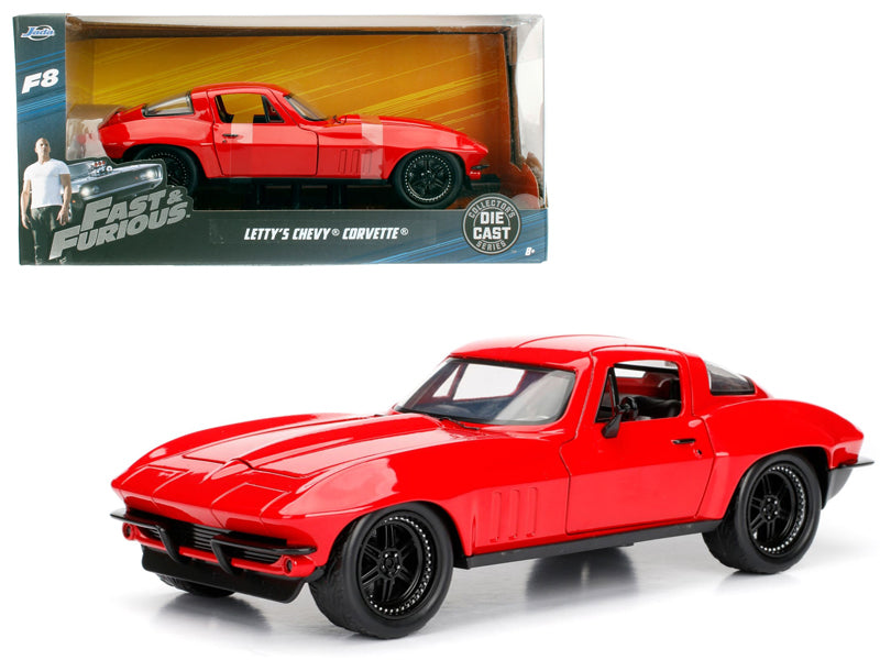 Letty's Chevrolet Corvette Fast & Furious F8 "The Fate of the Furious" Movie 1/24 Diecast Model Car by Jada — physical