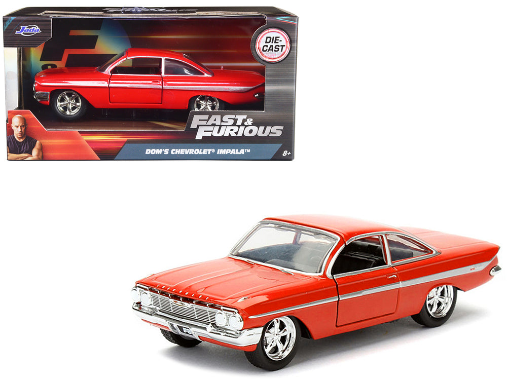 Dom's Chevrolet Impala Red Fast & Furious F8 "The Fate of the Furious" Movie 1/32 Diecast Model Car by Jada — physical
