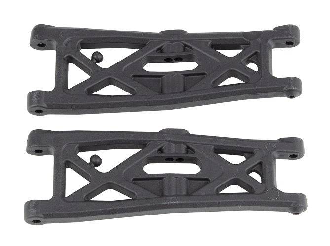 Associated 71139 RC10T6.2 Front Suspension Arms, Gull Wing Carbon Fiber