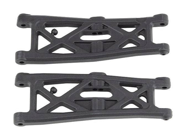 Associated 71139 RC10T6.2 Front Suspension Arms, Gull Wing Carbon Fiber