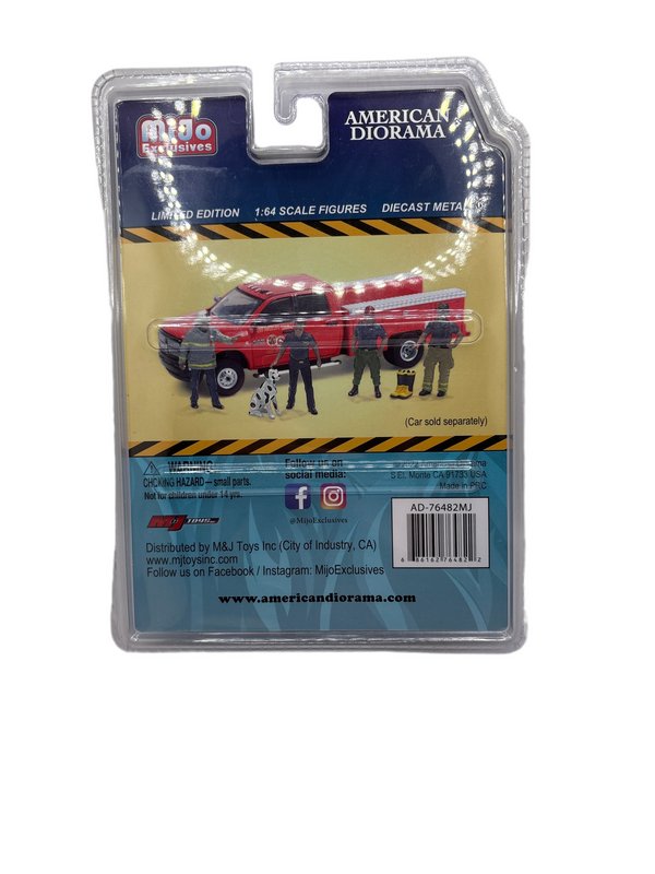 American Diorama Firefighter Department Diecast - Echo Six Hobbies
