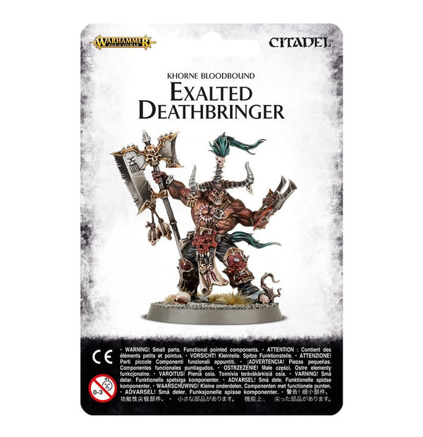 Little Shop of Magic Warhammer: Blades of Khorne - Exalted Deathbringer with Ruinous Axe — Miniatures
