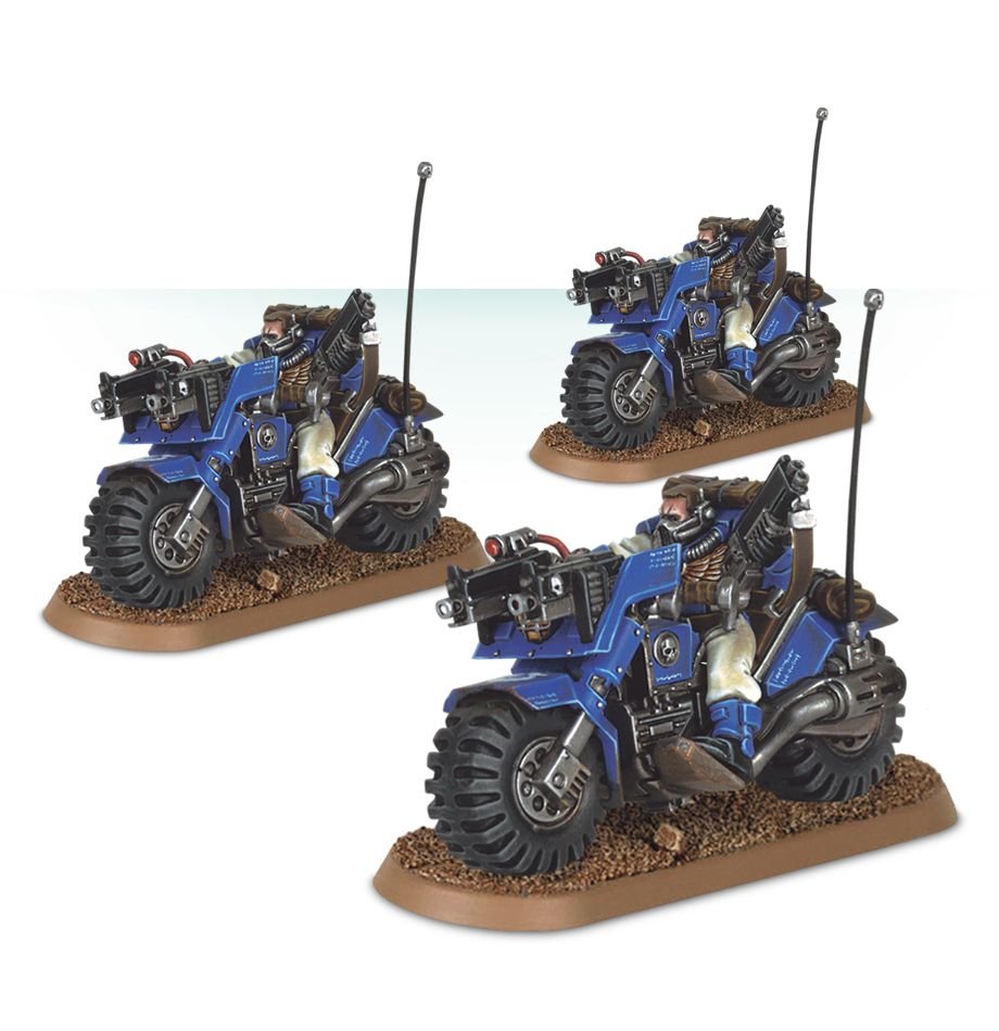 Warhammer 40K: Space Marines Scout Bike Squad