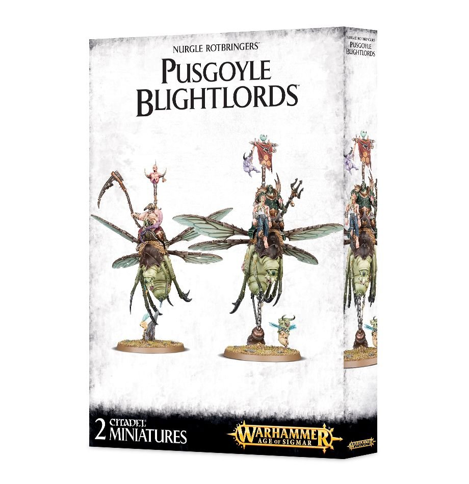 Little Shop of Magic Warhammer: Maggotkin of Nurgle - Pusgoyle Blightlords/Lord of Afflictions — Miniatures