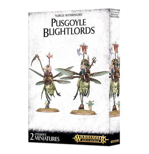 Little Shop of Magic Warhammer: Maggotkin of Nurgle - Pusgoyle Blightlords/Lord of Afflictions — Miniatures