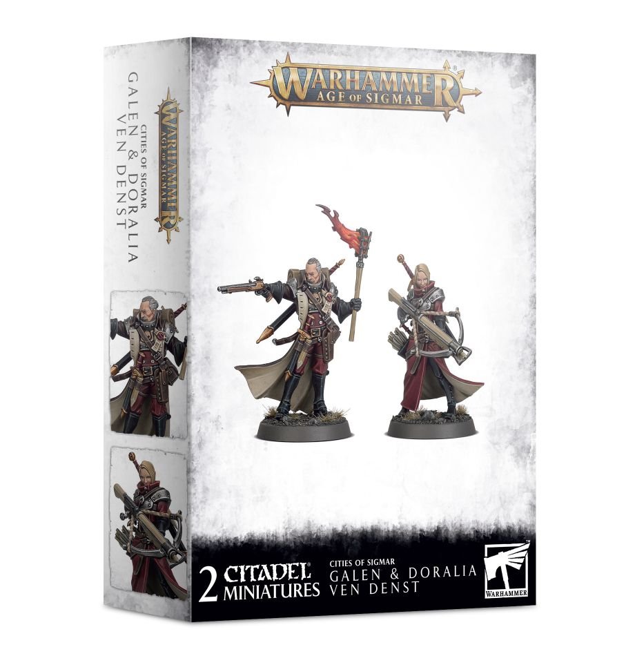 Little Shop of Magic Warhammer: Cities of Sigmar - Galen and Doralia ven Denst — Miniatures