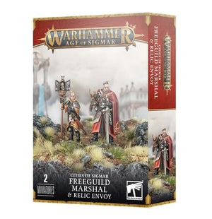 Little Shop of Magic Warhammer: Cities of Sigmar - Freeguild Marshal & Relic Envoy — Miniatures