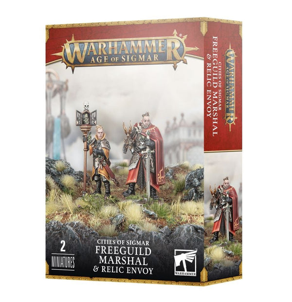 Little Shop of Magic Warhammer: Cities of Sigmar - Freeguild Marshal & Relic Envoy — Miniatures