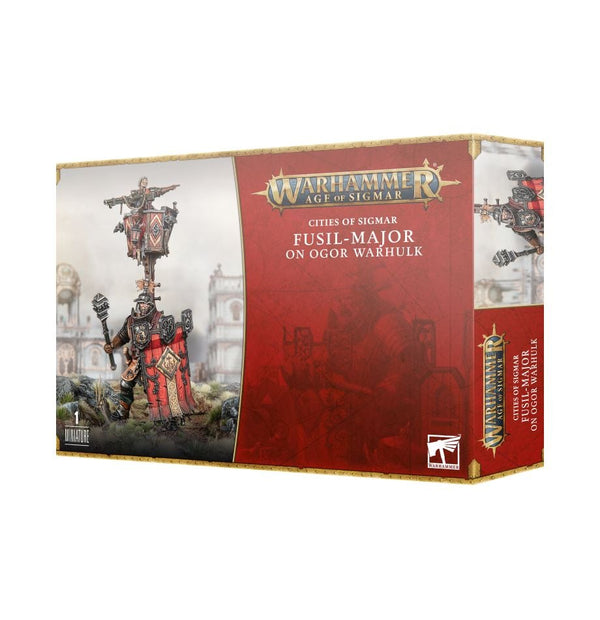 Little Shop of Magic Warhammer: Cities of Sigmar - Fusil-Major on Ogor Warhulk — Miniatures