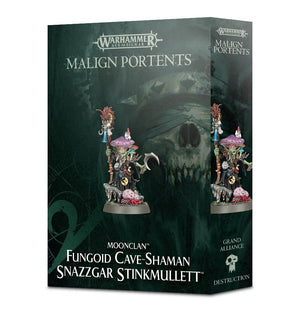 Little Shop of Magic Warhammer: Gloomspite Gitz - Fungoid Cave-Shaman Snazzgar Stinkmullett — Miniatures