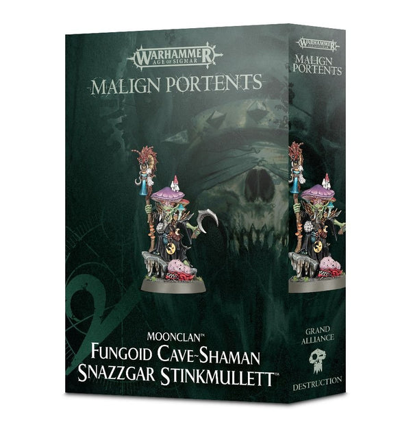 Little Shop of Magic Warhammer: Gloomspite Gitz - Fungoid Cave-Shaman Snazzgar Stinkmullett — Miniatures