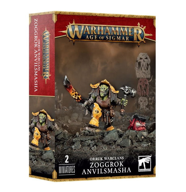 Little Shop of Magic Warhammer: Orruk Warclans - Zoggrok Anvilsmasha — Miniatures